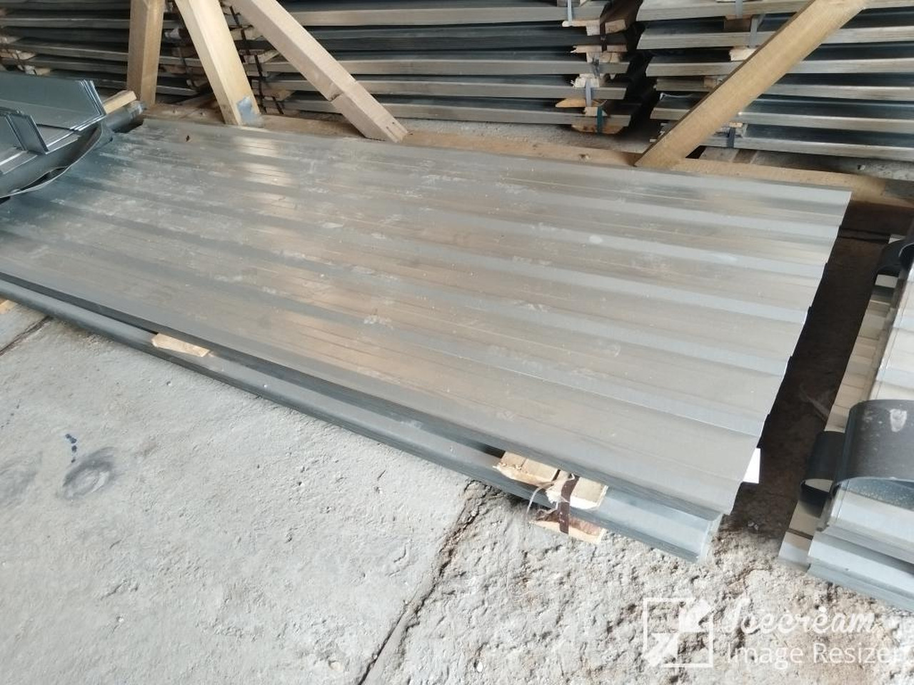 Профнастил оцинкованный мп20 0.4 мм * 1.08м * 2м - Фото 1