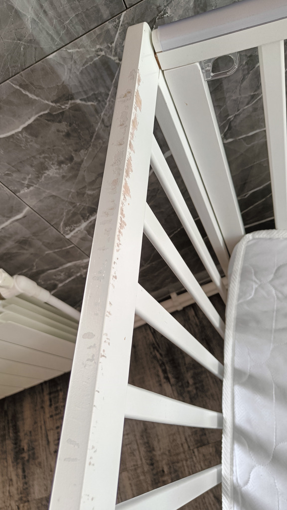 Детская кроватка на маятнике с матрасом - Фото 3