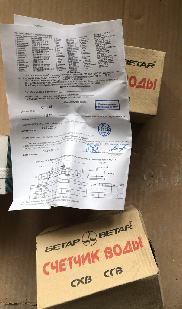 Счетчики воды новые - Фото 3