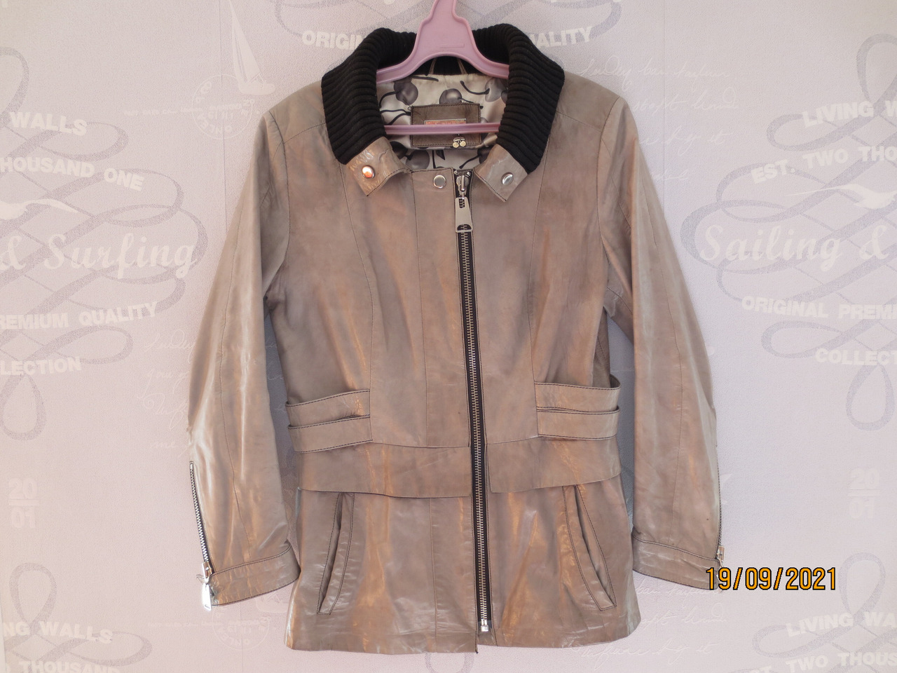 Куртка кожаная женская - Фото 1