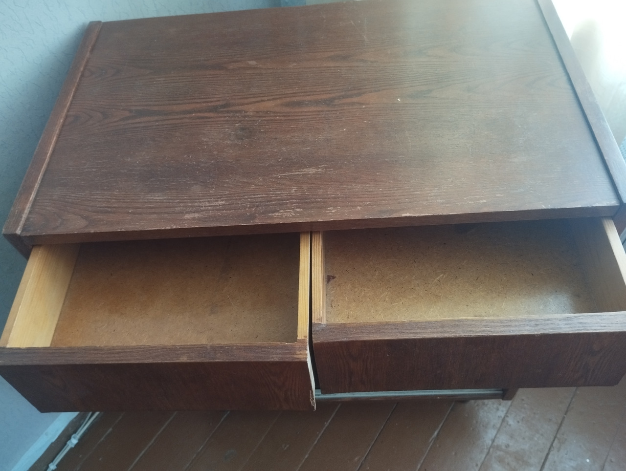 Тумба под ТВ, кух.пенал СССР дерево - Фото 2