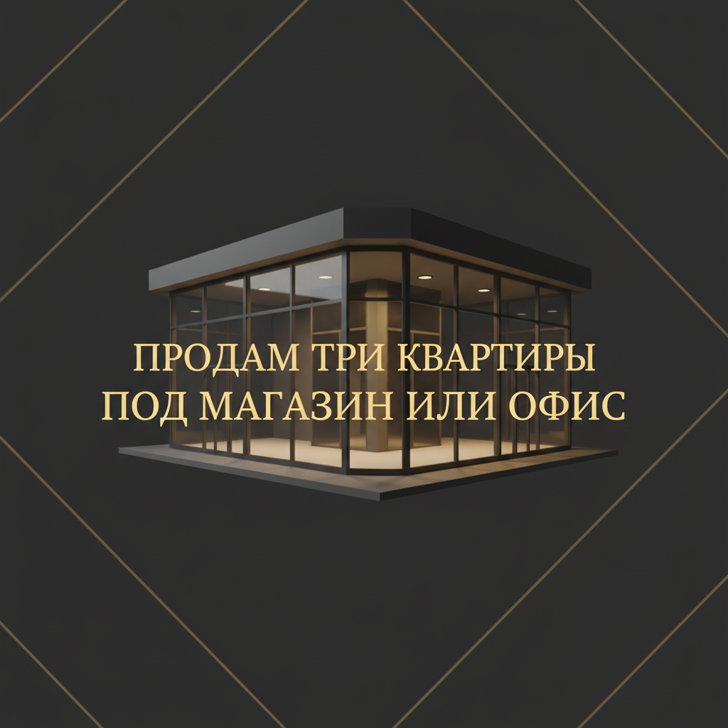 Две 2-комнатные и 1-комнатная квартира под магазин или офис - Фото 1