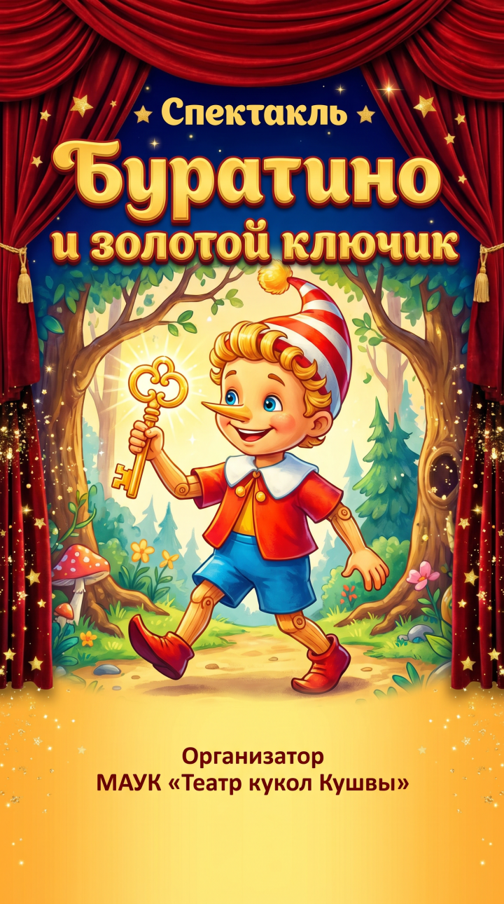 Спектакль «Буратино и золотой ключик»