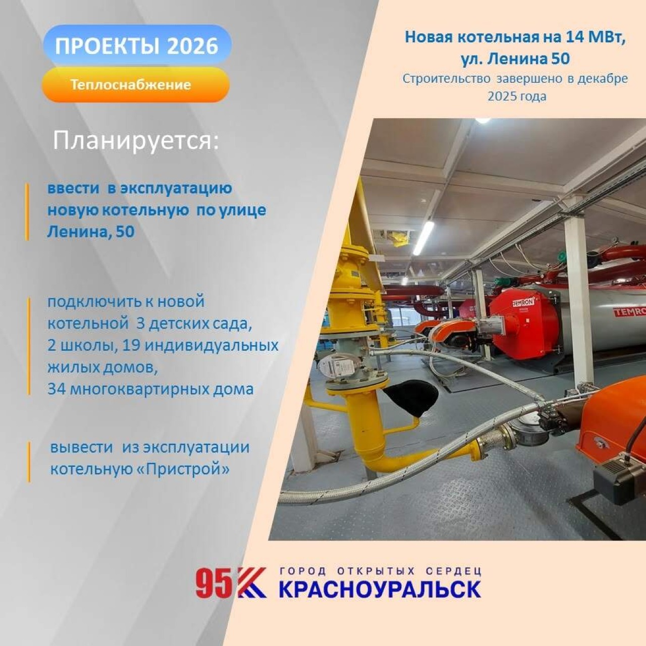 Проекты — 2026. Теплоснабжение.