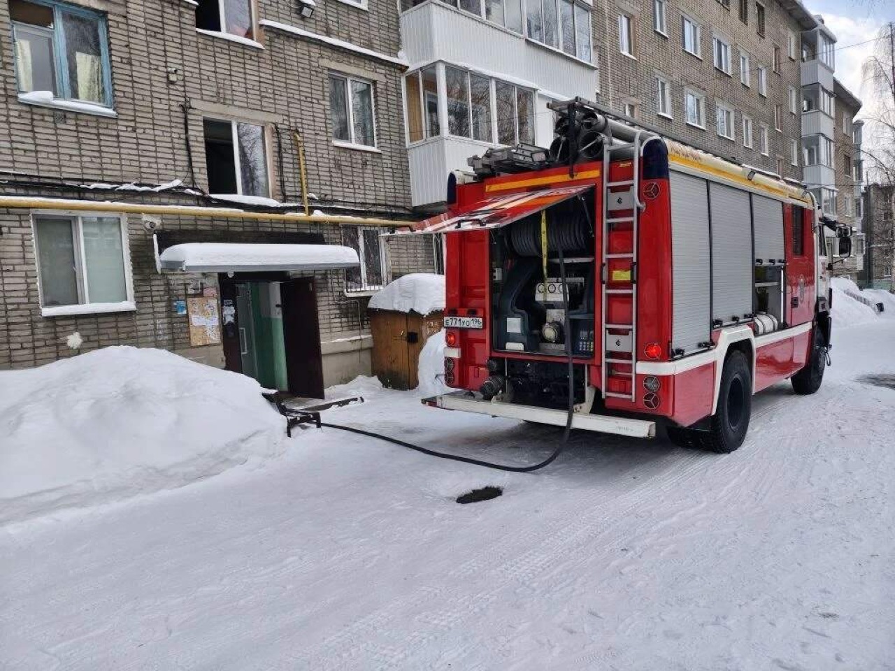 Пожар в Кушве ликвидирован