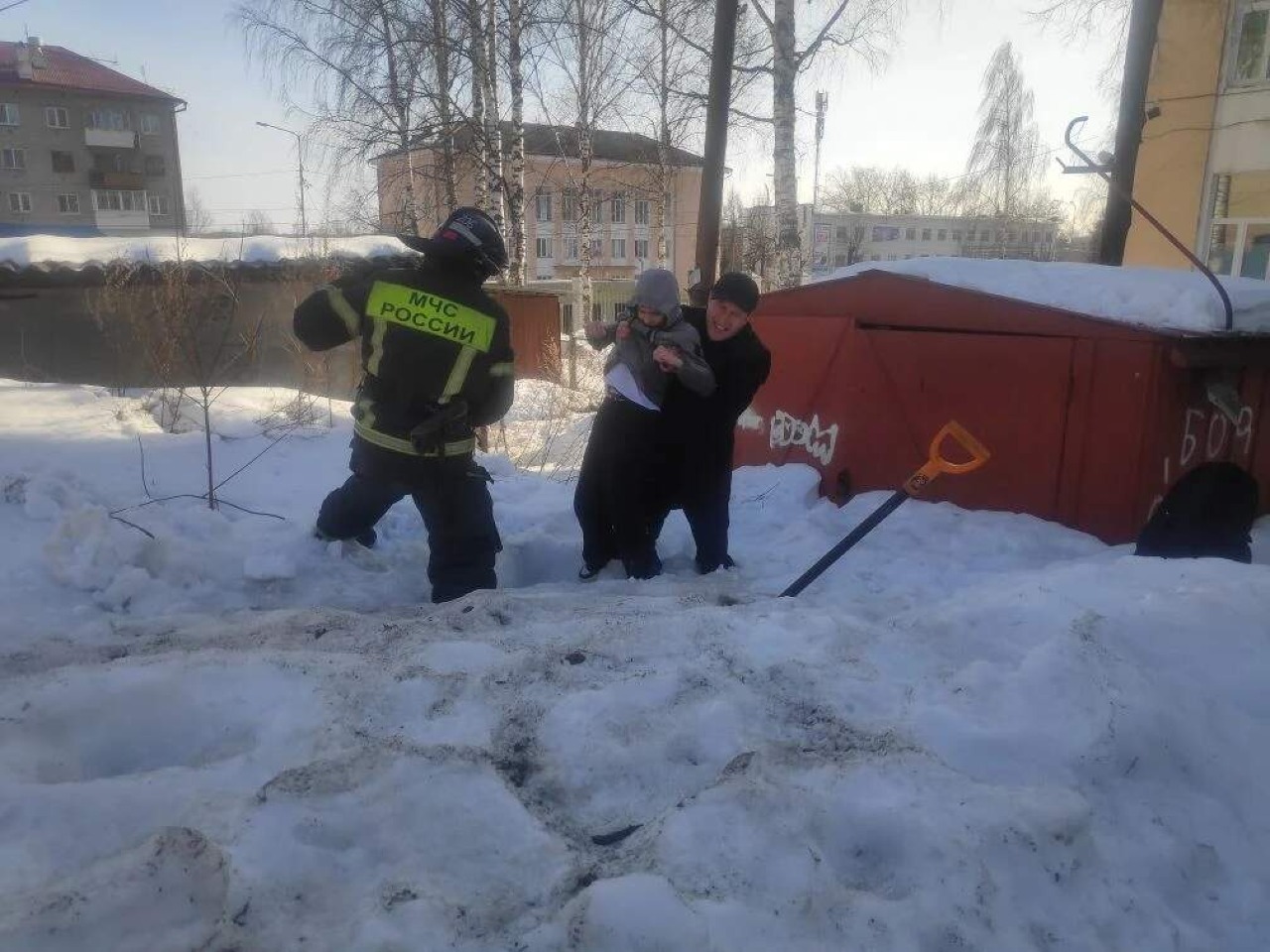 Снежное происшествие в Кушве закончилось благополучно