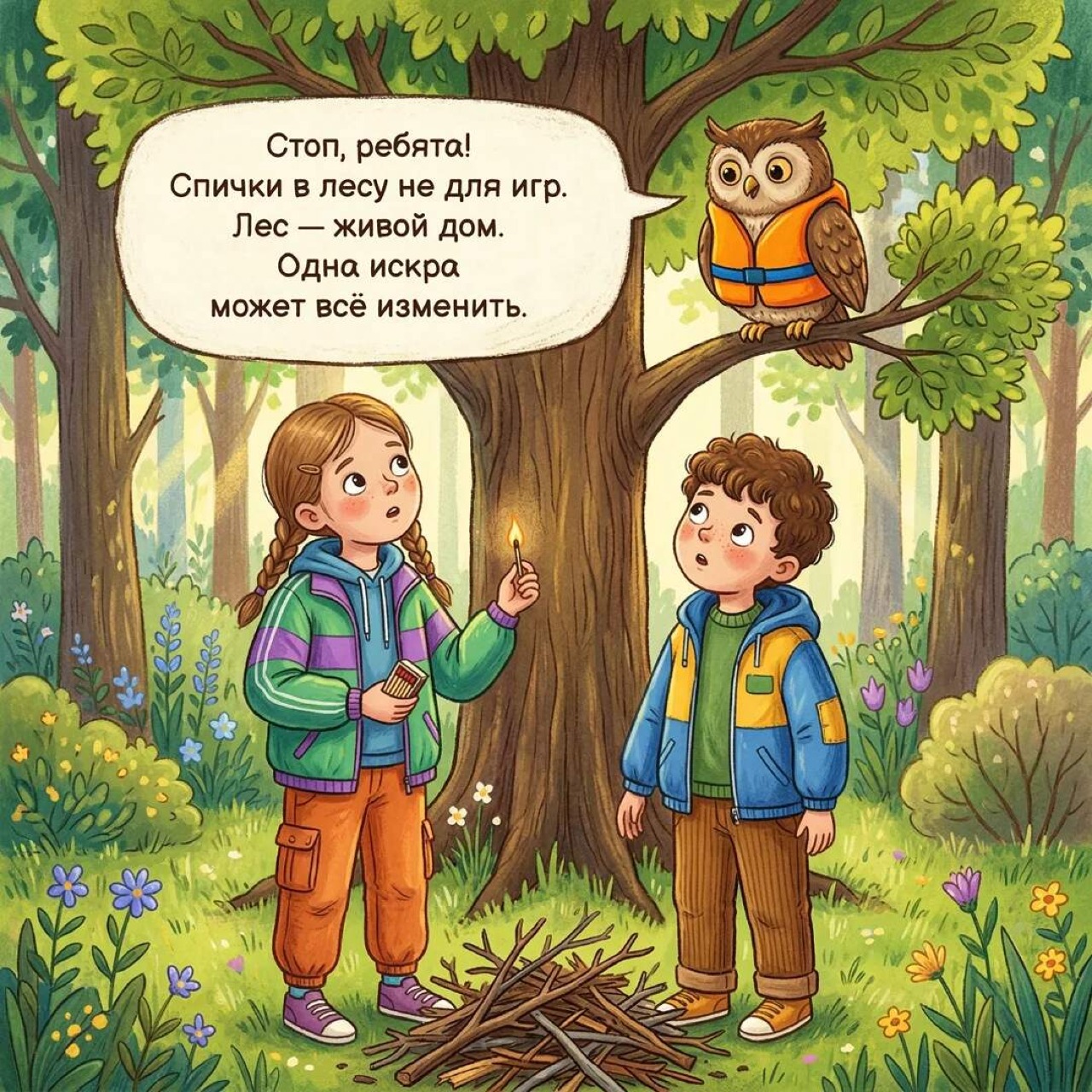 Спички детям — не игрушка