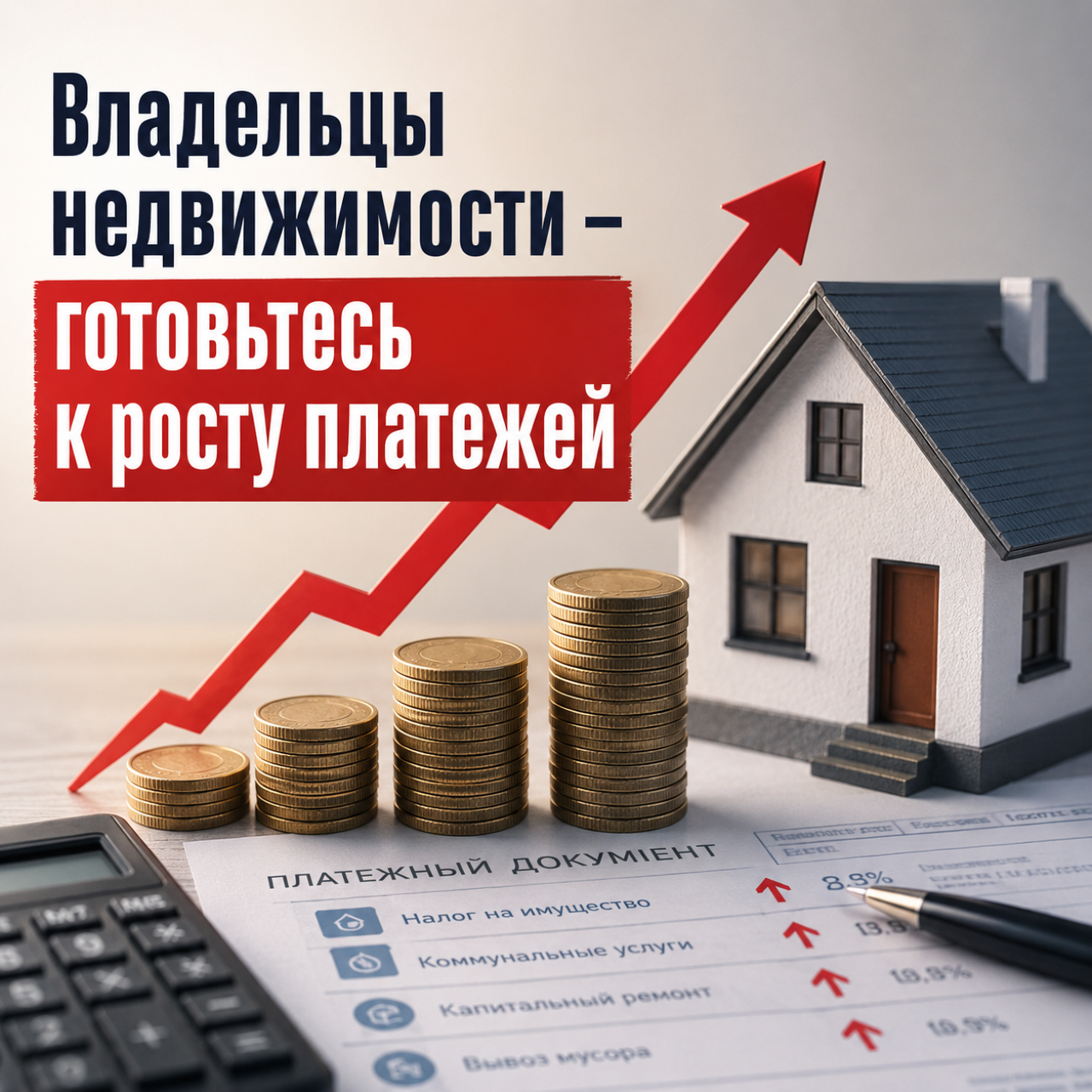 Владельцы недвижимости –  готовьтесь к росту платежей