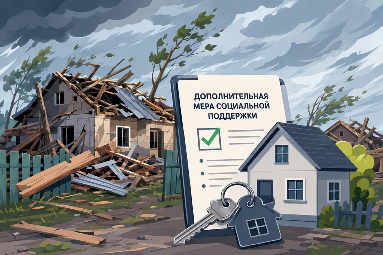 Жителям Кушвы, чьи дома пострадали после урагана, будет оформлена дополнительная мера социальной поддержки…