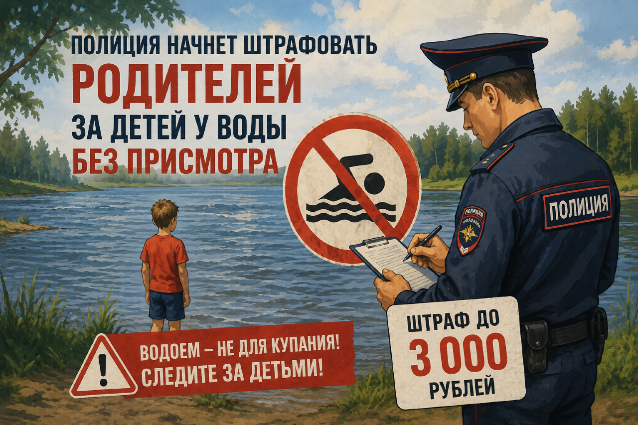 Свердловская полиция начнет забирать детей с пляжей и штрафовать родителей