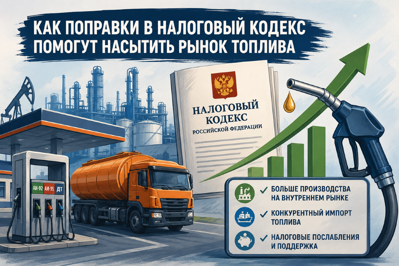 Как поправки в Налоговый кодекс помогут насытить рынок топлива