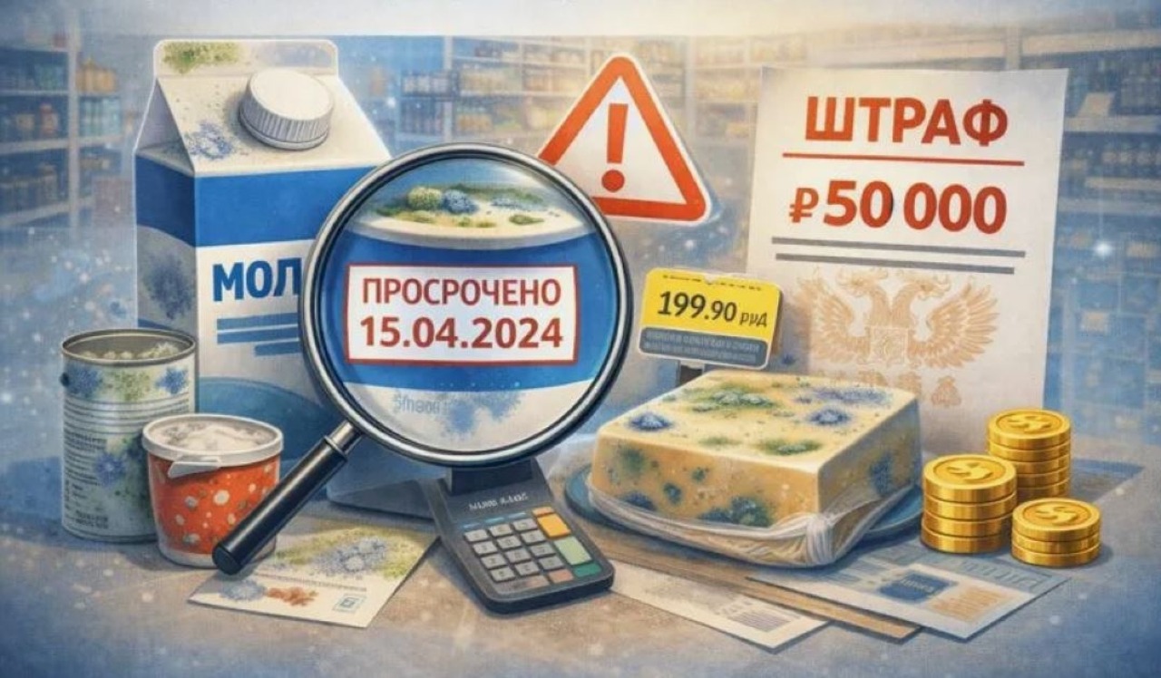 Штраф без человека: магазины начнут автоматически наказывать за просрочку.
