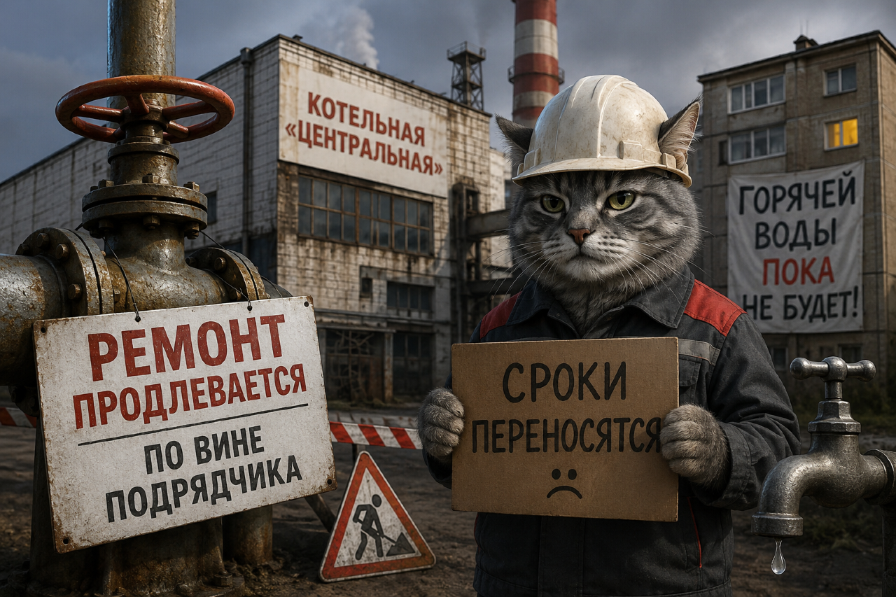 Ремонт котельной «Центральная» в Красноуральске  затягивается по вине подрядчика, горячей воды в домах пока не будет…