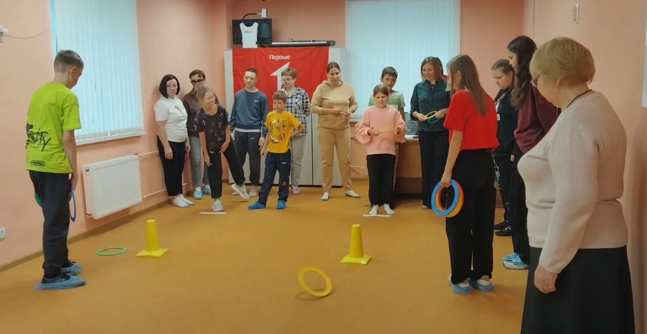 Семейные весёлые старты ко Дню физкультурника