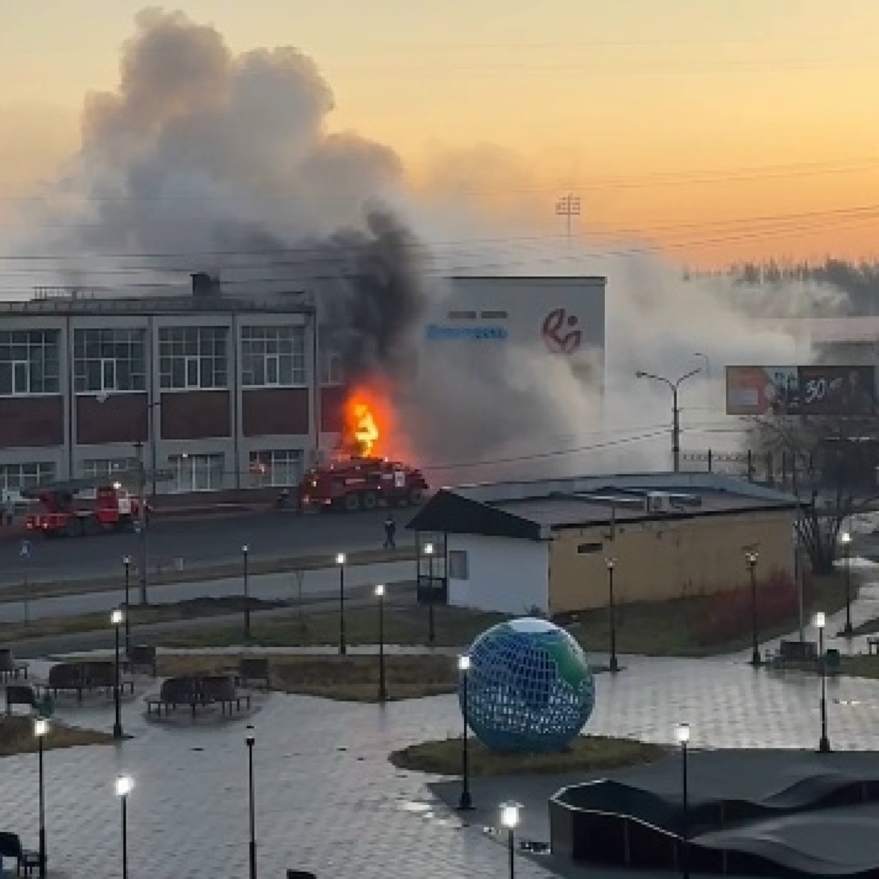 Пожар в Красноуральске